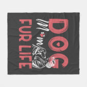 Hundemutter Fürs Leben Müttertag Geschenke für Tie Fleecedecke (Vorderseite (Horizontal))
