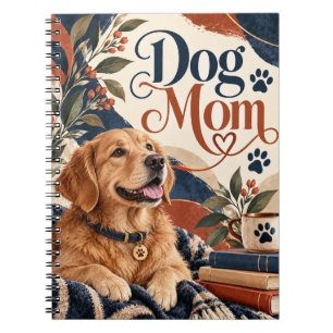 Hundemutter Golden Retriever Design Notizblock