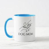 Hundemutter Hand & Pfote Tasse (Links)