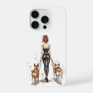 Hundemutter-Handyhülle Girl Boss Hundeausführer iPhone 15 Pro Hülle