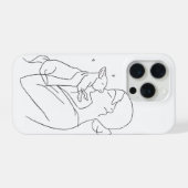 Hundemutter-Handyhülle Minimalist Pet Lover iPhone Hülle (Rückseite (Horizontal))