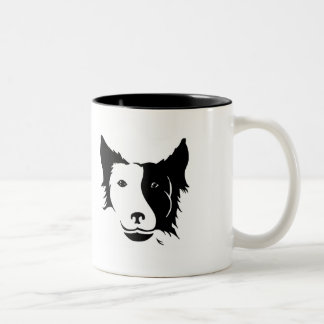 Hundemutter-Kaffeetasse Zweifarbige Tasse