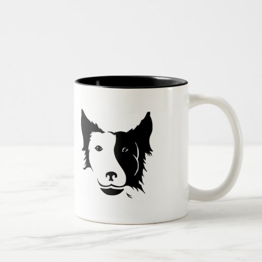 Hundemutter-Kaffeetasse Zweifarbige Tasse (Rechts)