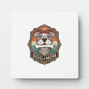 Hundemutter-Knochen-Bandana-Vintage-Rahmen_1 Fotoplatte