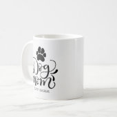 Hundemutter - Personalisiert etabliert - Hundelieb Kaffeetasse (Vorderseite Links)