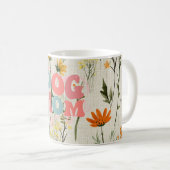 Hundemutter rosa kaffeetasse (VorderseiteRechts)