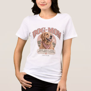 Hundemutter T-Shirt – Mehr als nur ein Titel, es i Tri-Blend Shirt