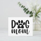 Hundemutter T - Shirt Postkarte (Stehend Vorderseite)