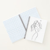 Hundemutter-Tagebuch Notizbuch Minimalistischer Ti (Innenseite)