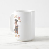 Hundemutter-Tasse, Rottweiler-Muttertags-Kaffeetas Kaffeetasse (Vorderseite Links)