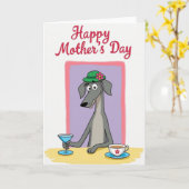 Hundemuttertag-Grußkarte Karte (Gelbe Blume)