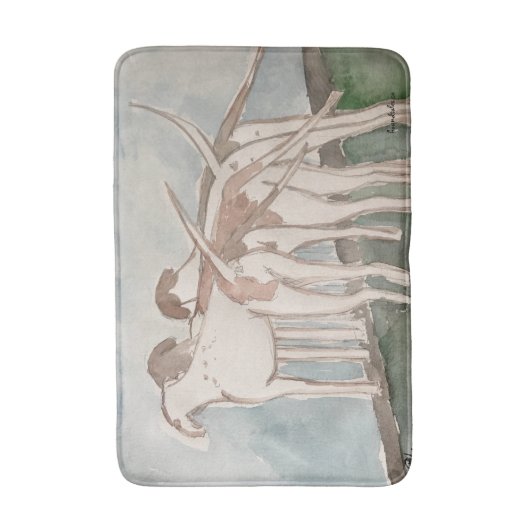 Hunden Badematte (Vorderseite Vertikal)