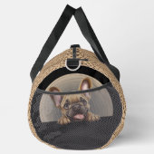 Hundename oder Ihr Name, Französischer Bulldog + P Duffle Bag (Rechts)