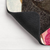 Hundenase und Himbeeren-Mauspad Mousepad (Ecke)