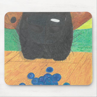 Hundenasen und Blaubeere Mousepad