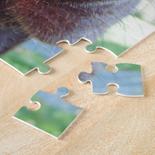 Hundenasennahaufnahme Puzzle (Seite)