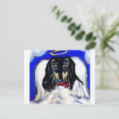 Hundengel Postkarte (Stehend Vorderseite)