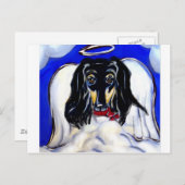Hundengel Postkarte (Vorne/Hinten)