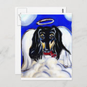 Hundengel Postkarte (Vorne/Hinten)