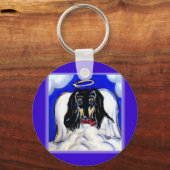 Hundengel Schlüsselanhänger (Vorderseite)