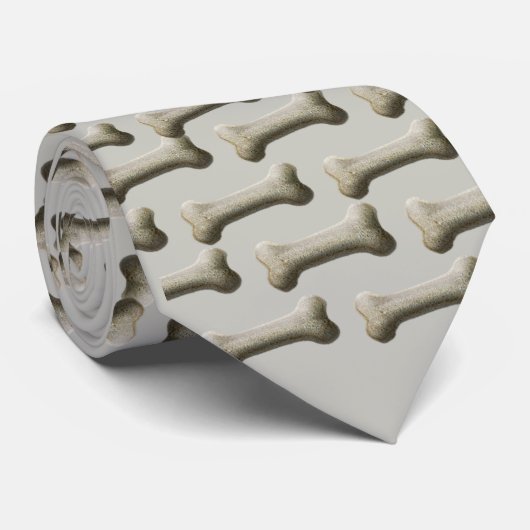 Hundenknochen-Muster Krawatte (Gerollt)