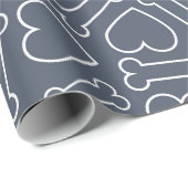 Hundenknochen Nahtloses Muster im Heimtierladen Geschenkpapier (Rolleneckpunkt)