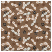 Hundenknochen Stoff (Nahaufnahme)