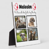 Hundensammlung - 4 Foto nach Maß Fotoplatte (Seite)