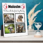 Hundensammlung - 4 Foto nach Maß Fotoplatte (Seite)