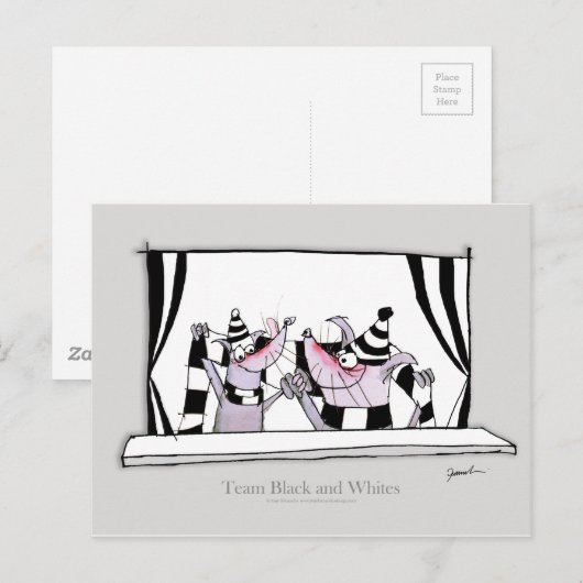 Hundenteam Postkarte (Vorne/Hinten)