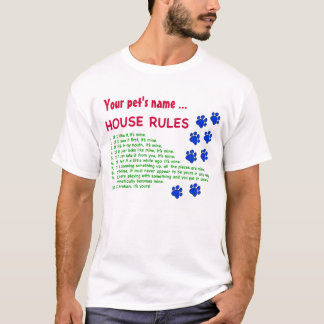 Hundeordnung - Regeln zum Leben nach T-Shirt