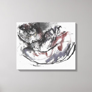 Hundeotter Leinwanddruck