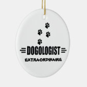 Hundepaare Keramikornament (Rechts)