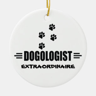 Hundepaare Keramikornament