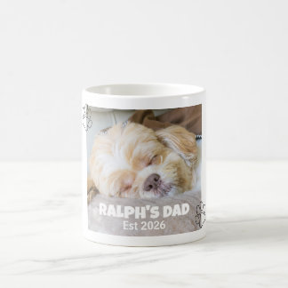 Hundepapa benutzerdefiniertes Foto personalisierte Kaffeetasse