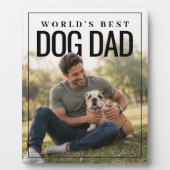 Hundepapa Fotoplatte (Vorderseite)