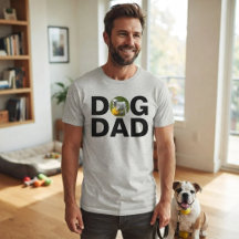 Hundepapa, individuelles Foto-Vater-Geschenk T-Shi