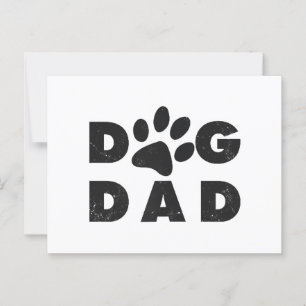 Hundepapa Klassiker Postkarte