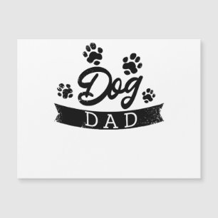 Hundepapa Lustiges Design - Geschenkidee für Hunde Magnetkarte