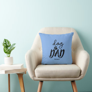 Hundepapa personalisiertes Namensgeschenk Kissen
