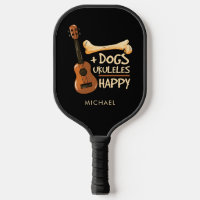 Hundepapa Ukulele-Spieler Musiker Personalisiert