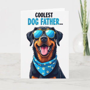 Hundepapas Sonnenschein-Grußkarte Karte