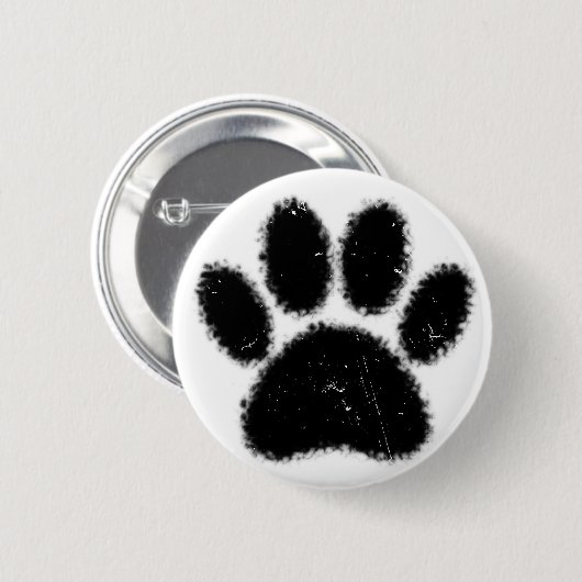 Hundepapierdrucke mit starkem und gestörtem Druck Button (Vorne & Hinten)