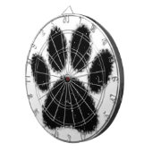 Hundepapierdrucke mit starkem und gestörtem Druck Dartscheibe (Vorderseite rechts)