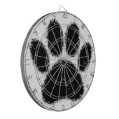 Hundepapierdrucke mit starkem und gestörtem Druck Dartscheibe (Vorderseite Links)