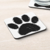 Hundepapierdrucke mit starkem und gestörtem Druck Untersetzer (Linke Seite)