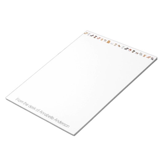 Hundeparade Notizblock (angewinkelt)