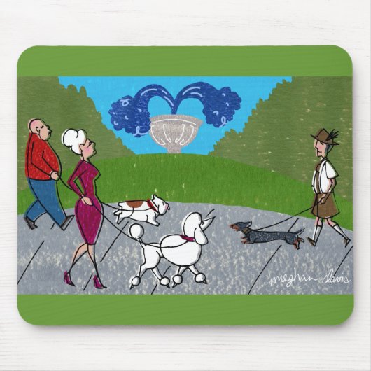 Hundepark Mousepad (Vorne)