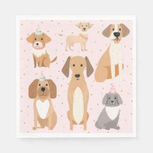 Hundeparty Servietten