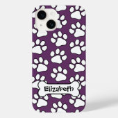 Hundepattern mit Knochen Case-Mate iPhone Hülle (Rückseite)